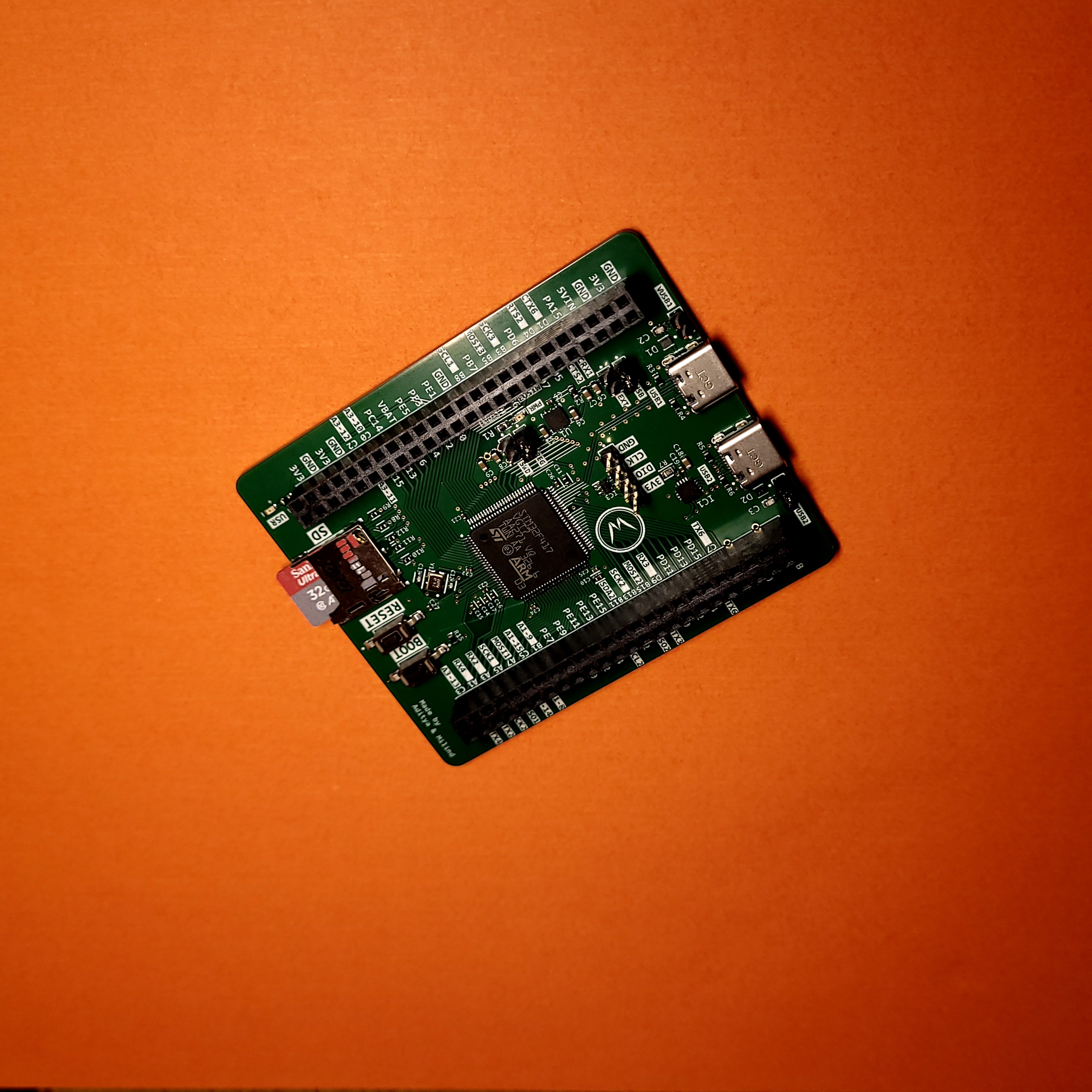 Choosing a compact, high-performance MCU for Anymah: STM32F417